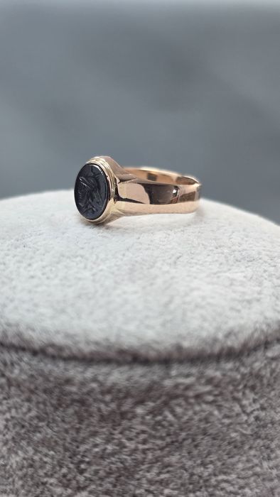 ‼️Златен пръстен с камея - Царска Русия‼️