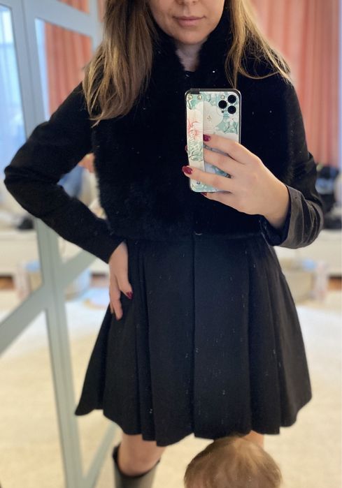 Palton de dama cu blana naturala