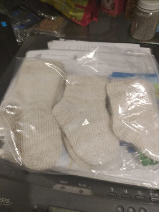 Носки-варежки ручной работы