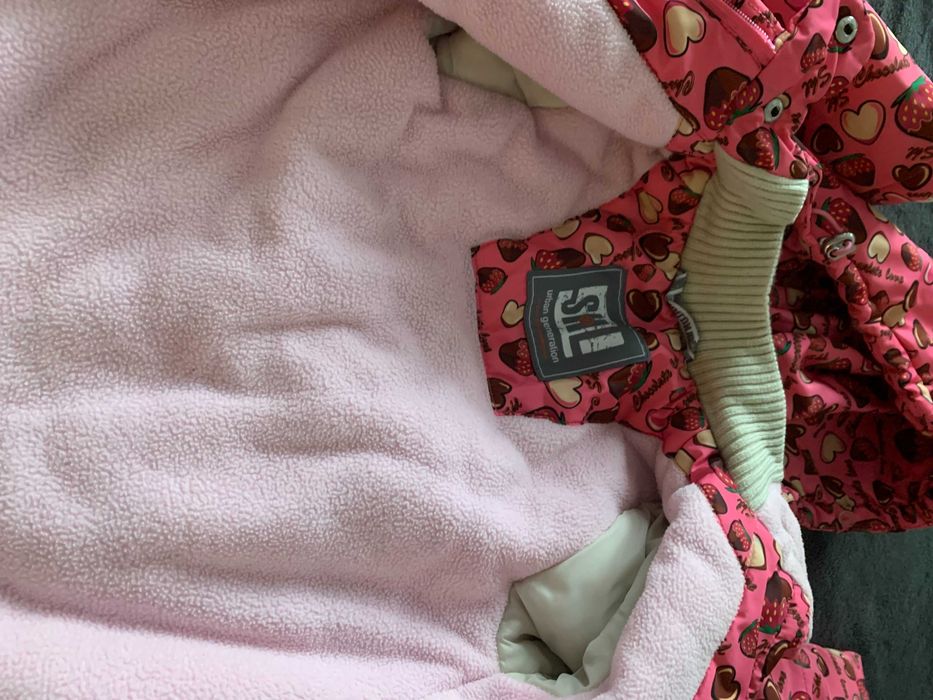 топло зимно яке за момиче 110 см