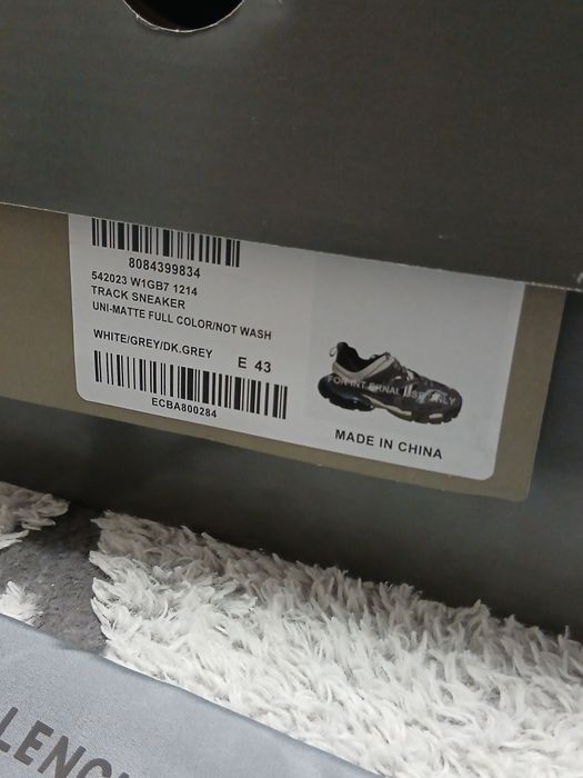 Balenciaga Track Gri - de înaltă calitate - marimea 43 - NOI