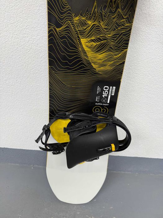 placa snowboard salomon super 8 rtl L160cm