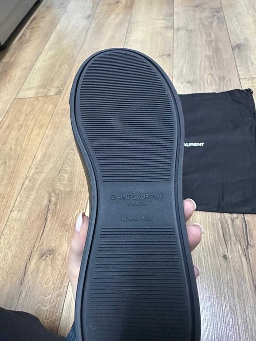 Saint Laurent Andy Lace-Up Sneakers