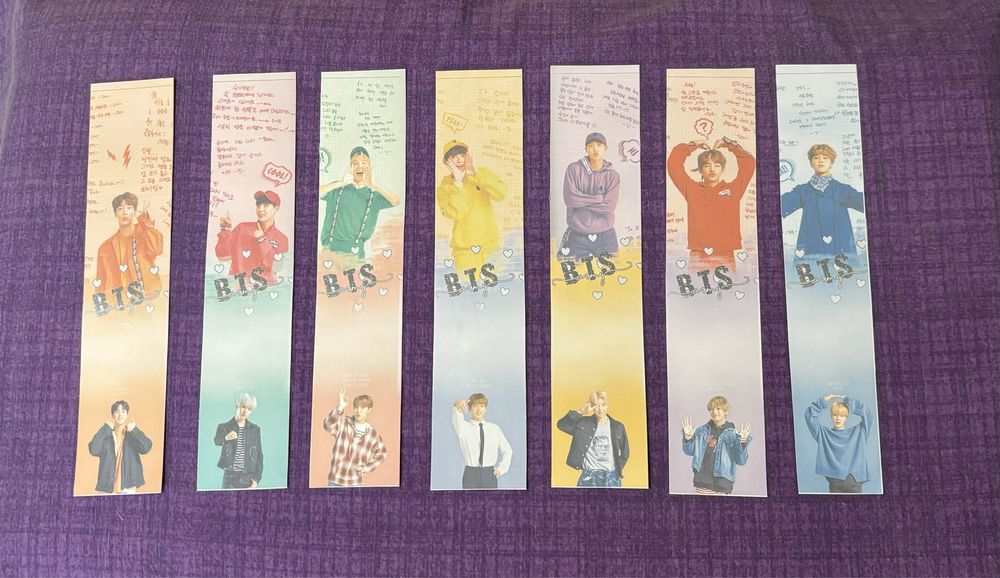 Разделители за книга Stray Kids SKZOO и BTS kpop книгоразделители