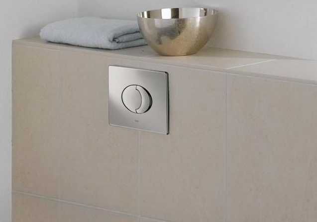 Clapeta WC Grohe Skate Air dubla , orizontala, crom, 38506000