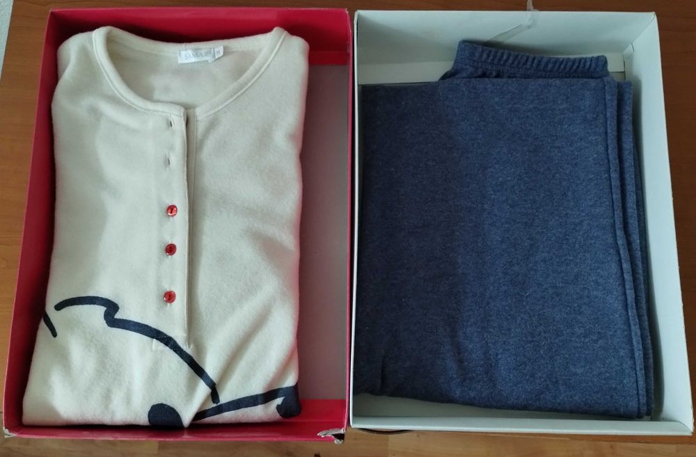 Pijama dama SAMAR, masura M, noua, in cutie