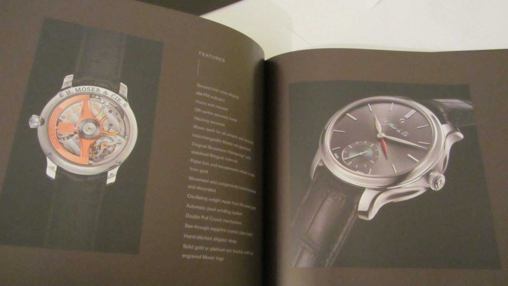 Catalog ceasuri Moser & Cie engleza Nou!