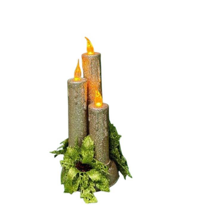 Коледна магия с бляскави LED свещи