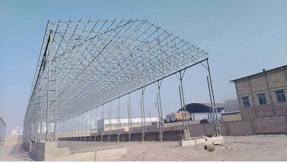 Контейнер профилларидан Навес, Том ва  Омборхоналар курамиз