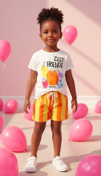 Комплект тениска с къси панталони/2-3г. до 7-8г.