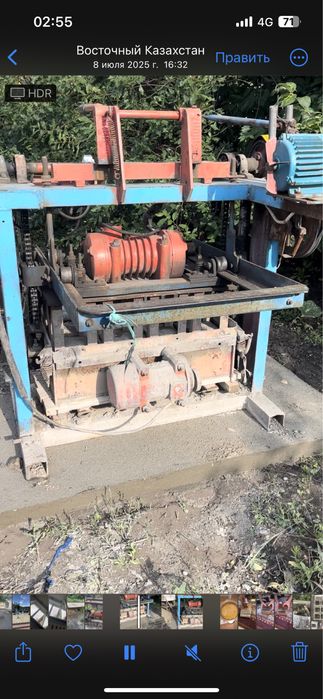 Пескоблок станогі сатылады