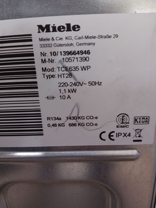 Сушилня с термопомпа Миеле Miele T1  Best Friend 8кг А+++ 2годГаранция