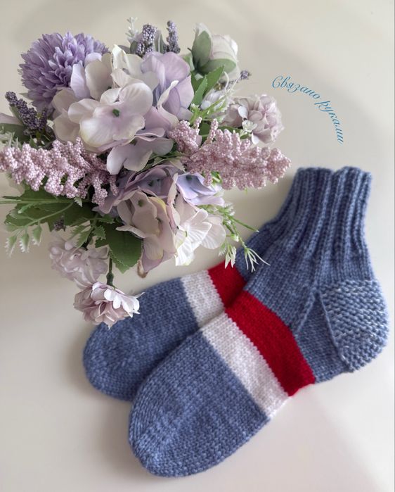 Носочки вязаные. Тёплые