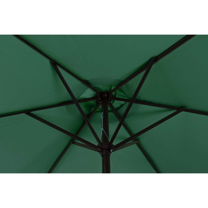 Umbrela de gradina, MultiGarden, 270cm, verde, cu mecanism de inclinare, 6 brate, noua