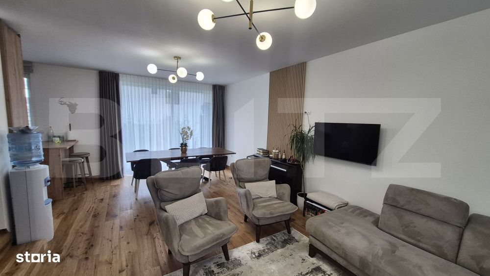 Casa cu 3 dormitoare, 100 mp, teren 202 mp, zona Baritiu