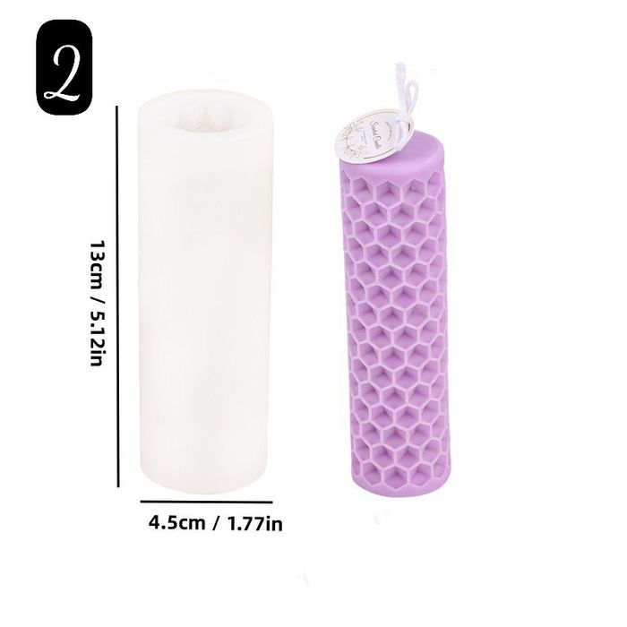 Силиконовая форма для свечей соты