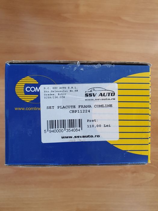 Set plăcuțe frână față Comline