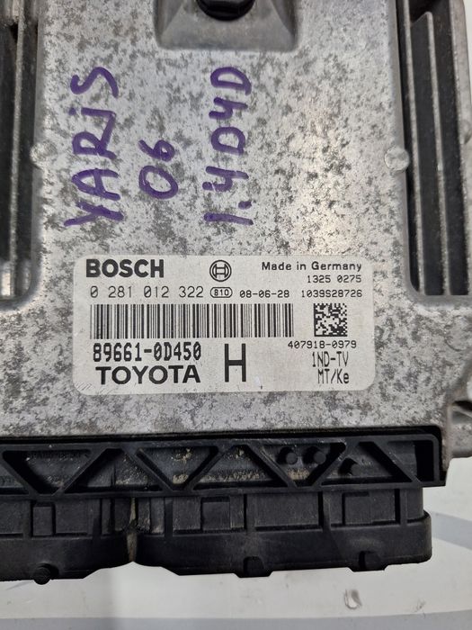 Компютър запалване за Toyota Yaris 1.4 D4D 2006г / Тойота Ярис