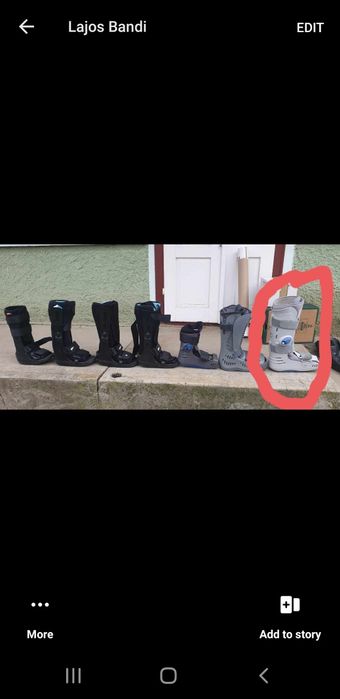 Orteza ortopedic glezna ghete