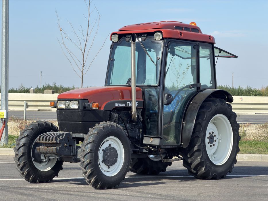 Tractor New Holland TN 75 F Cabina  cu Aer Conditionat an 2002 Import Belgia Fiat 70 90 Fiat 80 90 New Holland TD 65 TD 75 TD 85 Case John Deere Claas