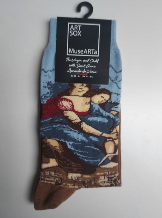 set 3x șosete bumbac unisex, Germania, 36-40 - modele picturi celebre