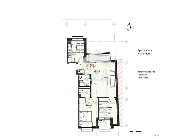 Продава се Четиристаен апартамент в София, Банишора - 106 кв.м за 1150 €/кв.м - Снимка #1