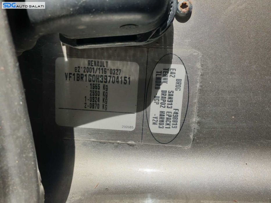 Motor Ambielat Fara Anexe 1.5 DCI K9K768 K9K 768 Renault Modus 1.5 DCI 2004 - 2012 [C3680]