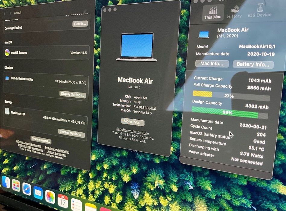 Laptop Macbook Air M1 512gb