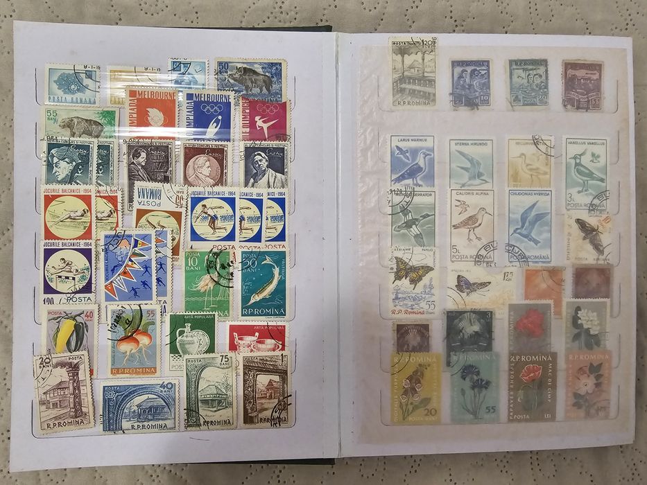 Vând colecție personală de timbre (1500 timbre din 55 țări)
