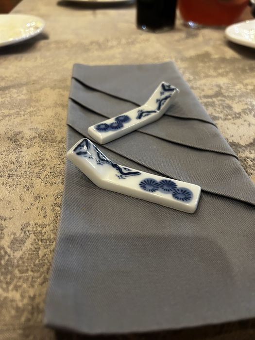 Хасиоки (держатели для палочек) фарфоровые, ручная роспись Япония