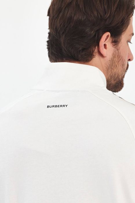 Trening Burberry – Alb | Calitate Premium