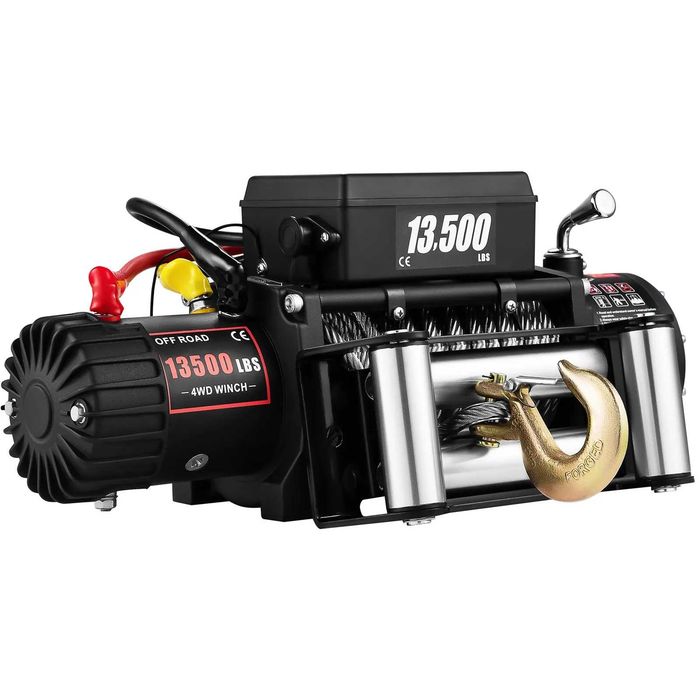 Troliu Electric 13.500 LBS | 6.1 Tone | Cablu Oțel | Transport Gratuit