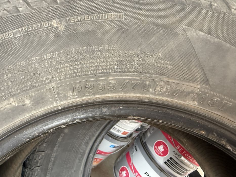 Шины yokohama 265/65/17