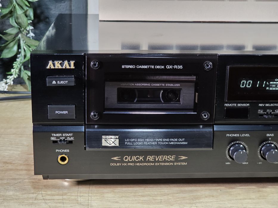 Casetofon deck AKAI GX-R35, autoreverse,  bias,  cd direct dat , japan