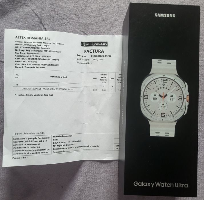 Samsung watch ultra LTE sigilat