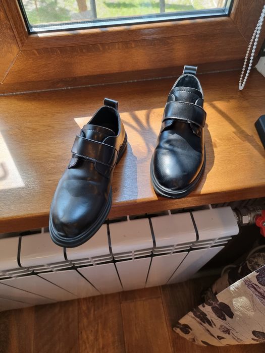 Туфли школьные кожаные
