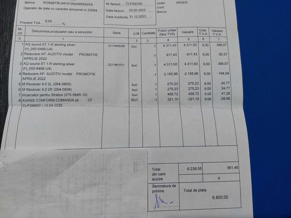 Vand Aparate auditive Hansaton AQ sound cu incarcator