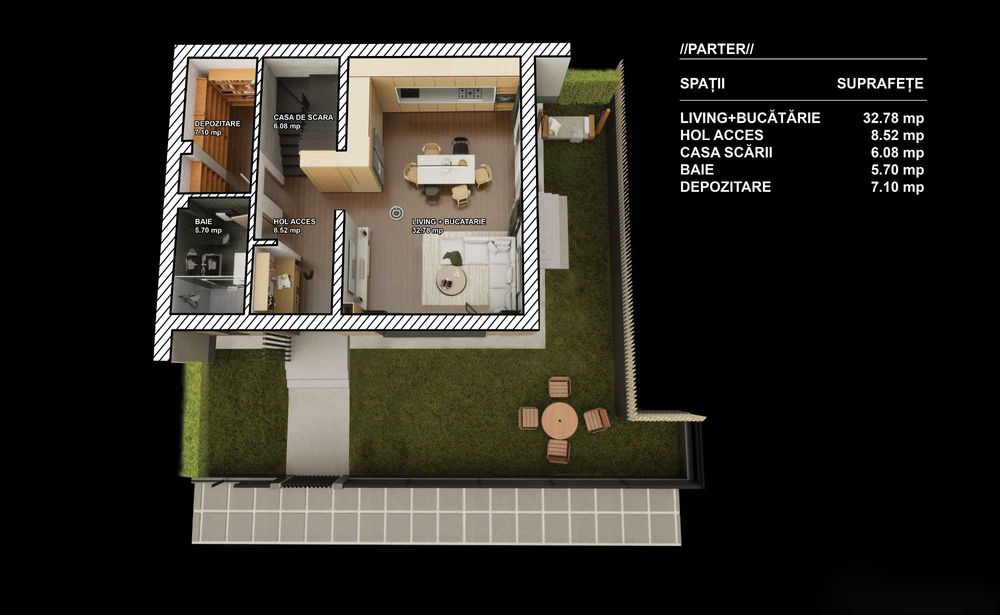 Dezvoltator - zona Parc Poligon - 120 mp - 235.000 euro
