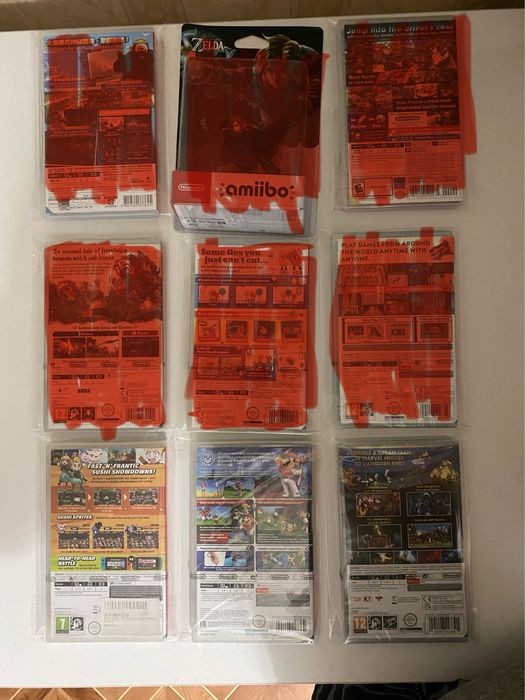 Игры для Nintendo switch и Amiibo