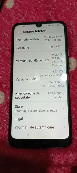 Vând telefon Huawei y6 2019 nou