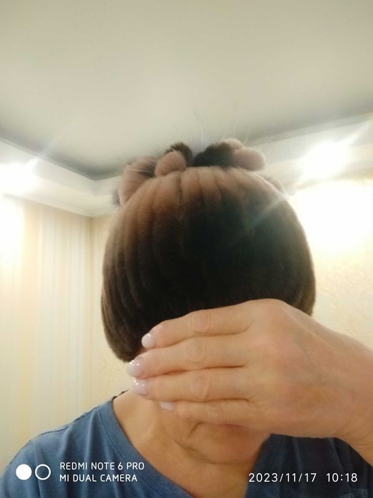 Продам шапку из кролика рекс