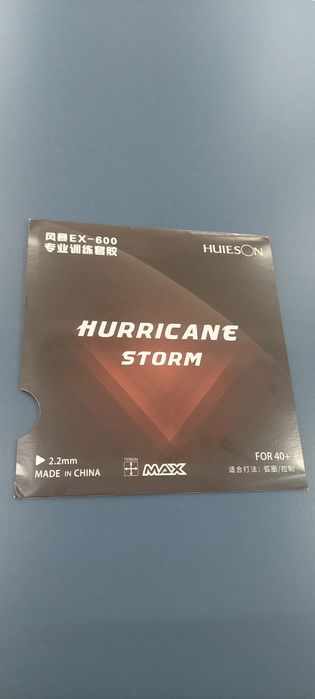 Paleta tenis de masa profesionala= Hurricane ex 600=150 Ron