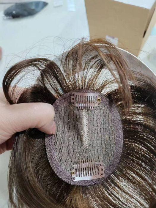 Чёлка Макушка из натуральных волос