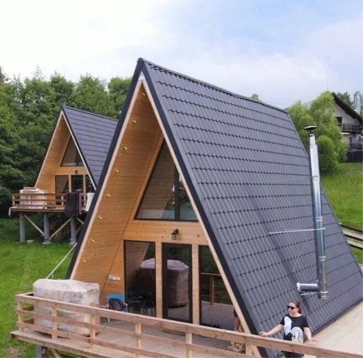 Vand case cabane stil A-frame