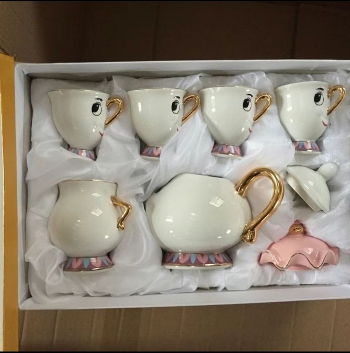 Роскошный Чайный Сервиз "Красавица и Чудовище" (Beauty and the Beast)