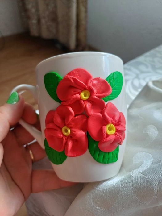 Чаши от полимерна глина!Подарък за любим човек, ръчноизработени