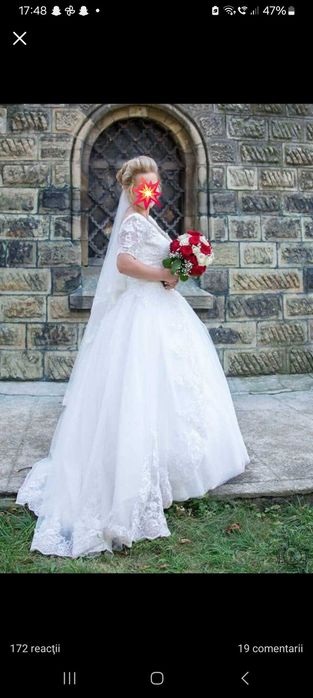 Rochie de mireasa cu trena