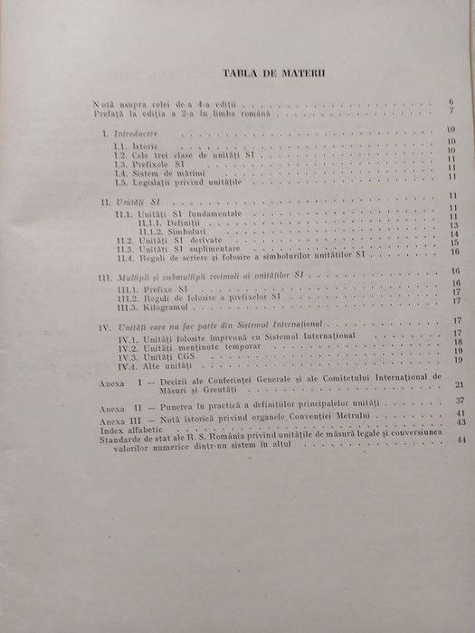 Sistemul Internațional De Unități (SI) București,1982