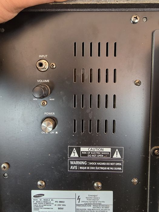 ACTIVE SUBWOOFER, Samsung ps-wbd2