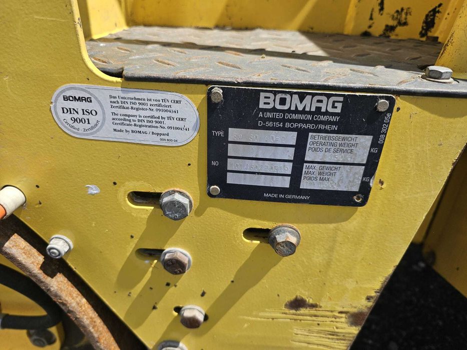 Inchiriez cilindru compactor Bomag BW 80 AD-2-doar 640h, 80cm